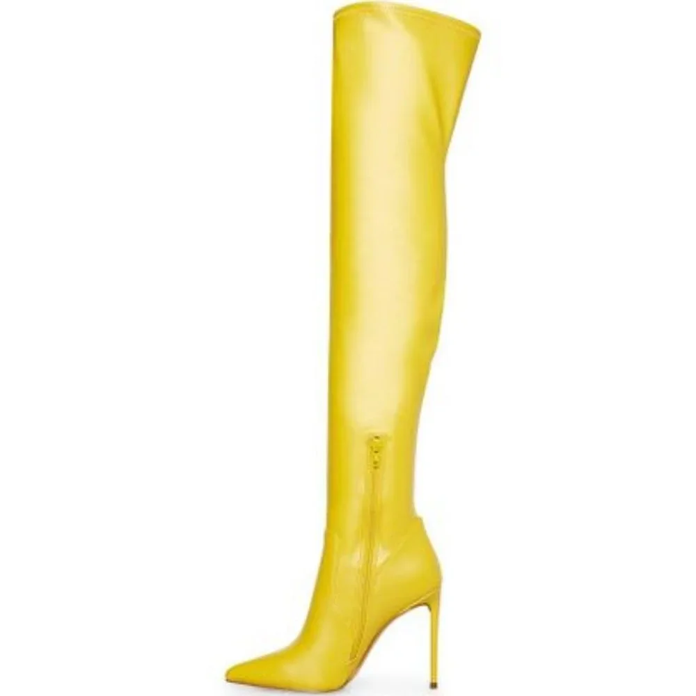 YELLOW STEVE MADDEN VYVA PATENT - Picture 4 of 5